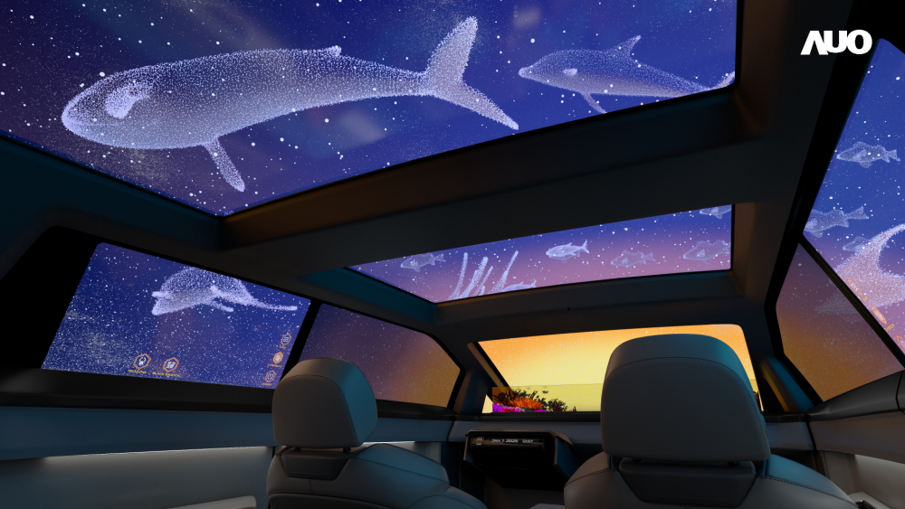 ng28南宮相信品牌力量以Smart Cockpit 2025展示一系列領(lǐng)先業(yè)界的Micro LED Display HMI 解決方案，其中幻境全景天幕(Vitrual Sky Canopy)是全球首度導(dǎo)入大尺寸、透明Micro LED 顯示器于天窗的應(yīng)用，帶來無邊際的沉浸式體驗(yàn)